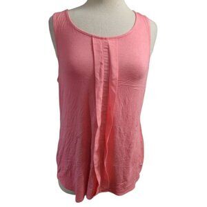 The Limited Large Pink Stretch Business Casual Tank Top Shirt